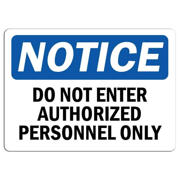 Large Signs ByLITA Circle Not an Exit Authorized Personnel Only Sign Yellow/Black Large Signs ByLITA Circle Not an Exit Authorized Personnel Only Sign Yellow/Black